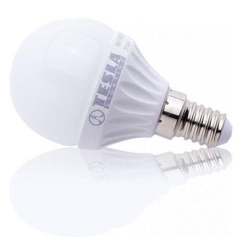 Tesla LED miniglobe žarulja BULB/E14/3W/230V/250lm/25.000h/3000K topla bijela/220st