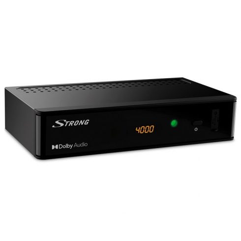 STRONG DVB-T/T2 set-top-box SRT 8215/ sa zaslonom/ Full HD/ H.265/ HEVC/ PVR/ EPG/ USB/ HDMI/ LAN/ SCART/ crni