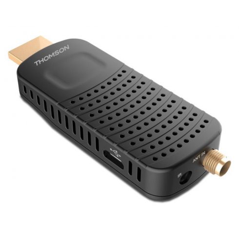 THOMSON DVB-T/T2 tuner HDMI stick THT 82/ Full HD/ H.265/ HEVC/ vanjska antena/ EPG/ PVR/ HDMI/ USB/ micro USB/ IR/ crni