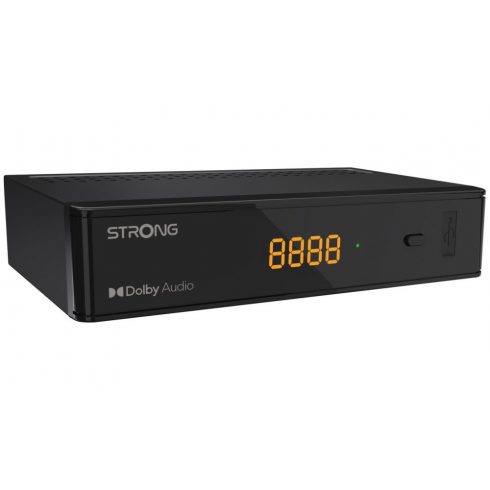 STRONG DVB-S/S2 set-top-box SRT 7030/ sa zaslonom/ Full HD/ EPG/ USB/ HDMI/ SCART/ SAT IN/ S/PDIF/ crni