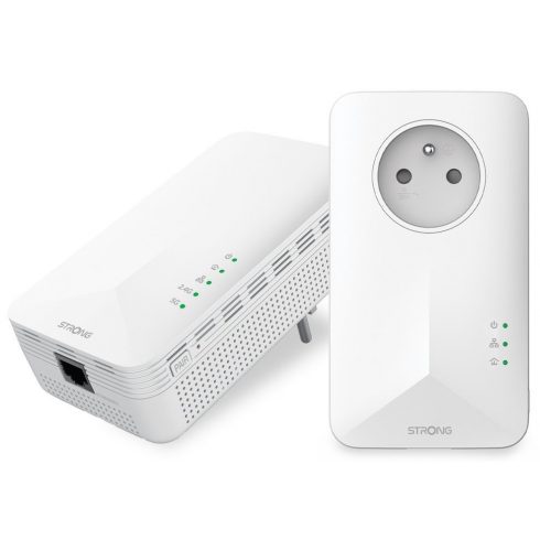 STRONG set od 2 adaptera Powerline 1000 WF DUO FRV2/ Powerline 1000 Mbit/s/ Wi-Fi 1200 Mbit/s/ 2x LAN/ bijeli