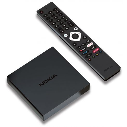 NOKIA android box 8010/ 4K Ultra HD/ NETFLIX/ 02 TV/ HDMI/ USB 3.0/ USB-C/ USB 2.0/ BT/ Wi-Fi/ LAN/ Android TV 11/ crni